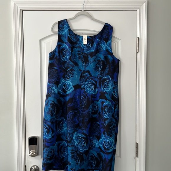 Talbots a line sleeves dress great for summer parties.  Brand new never worn - Picture 2 of 3